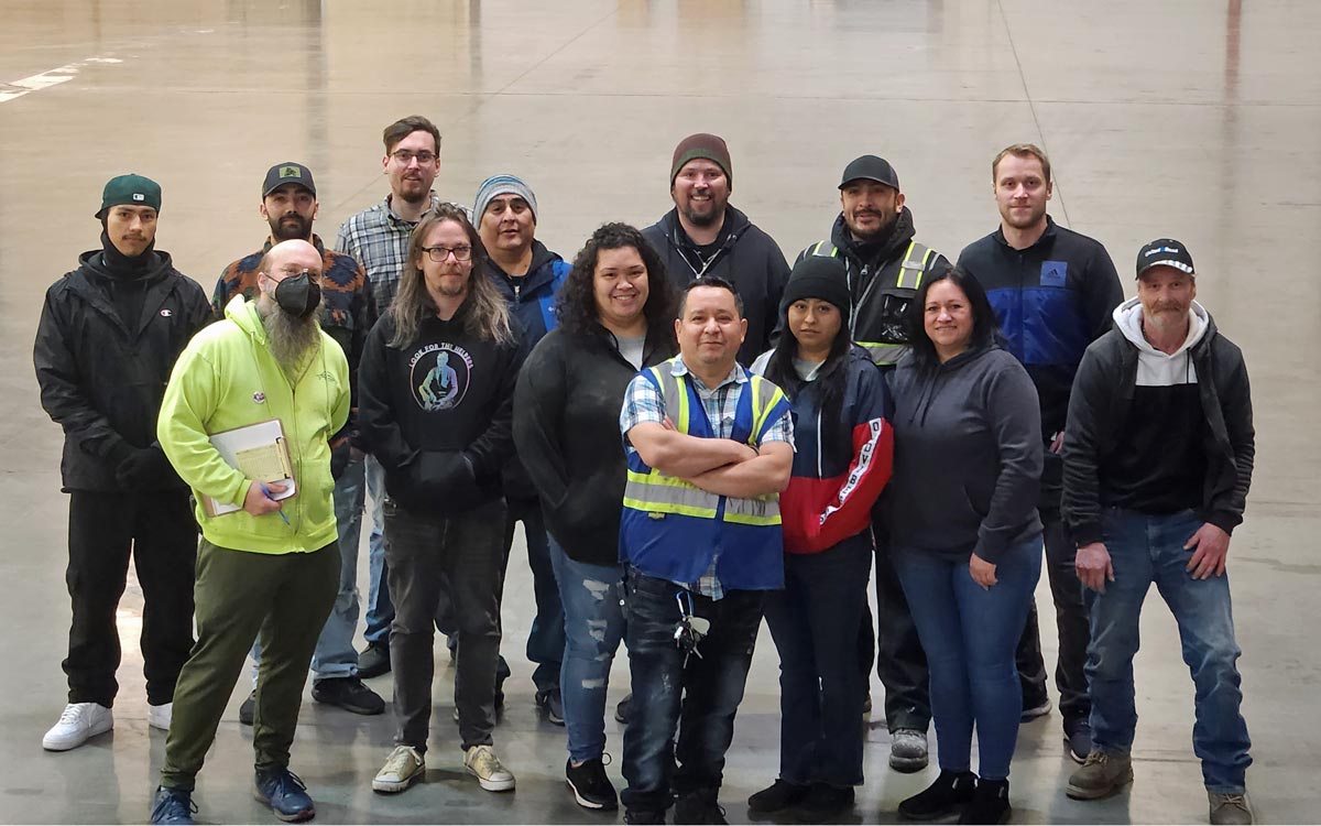 Bridgetown Trucking warehouse staff